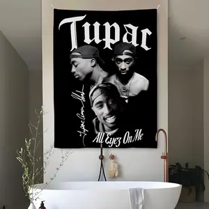 60in x 40in   tapestry  Tapestry Rapper 2PacS T-Tupac S-Shakur Album Tapestry Perfect For Home&Living Bedroom Decor Wall Art Backdrop Banner  poster  home decor banner wall art bedroom