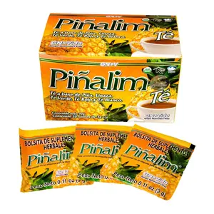Pinalim Tea Cleansing Herbal /Te Mexican Version Pineapple, Flax, Green Tea, White tea / 30 day supply Natural Herbal Supplement Bags Beverage
