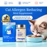 Cat Allergen Reducing Mini Supplement, Salmon Flavor – Neutralizes Up to 98% of Cat Allergens, WhiskerBlock, Prebiotic Fibers & Postbiotics, Easy Sprinkle-on Food, 28-Day Supply