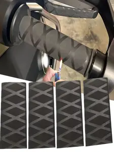 4 Piece Motorcycle Handlebar Grips, Heat Shrink Anti-Slip Rubber Protector, Suitable for Motorcycles and Scooters, Handguard Protection