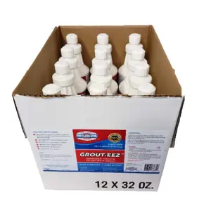 12 Quart Bottles Of Grout-eez With 2 Grout Brushes 12 Quart Bottles Of Grout-eez With 2 Grout Brushes