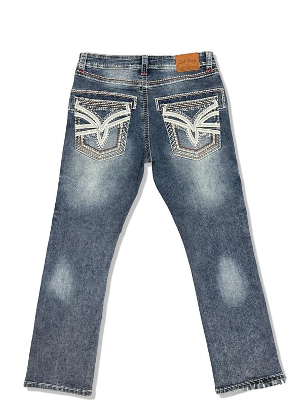Mens Del Oeste Dark Blue Jeans