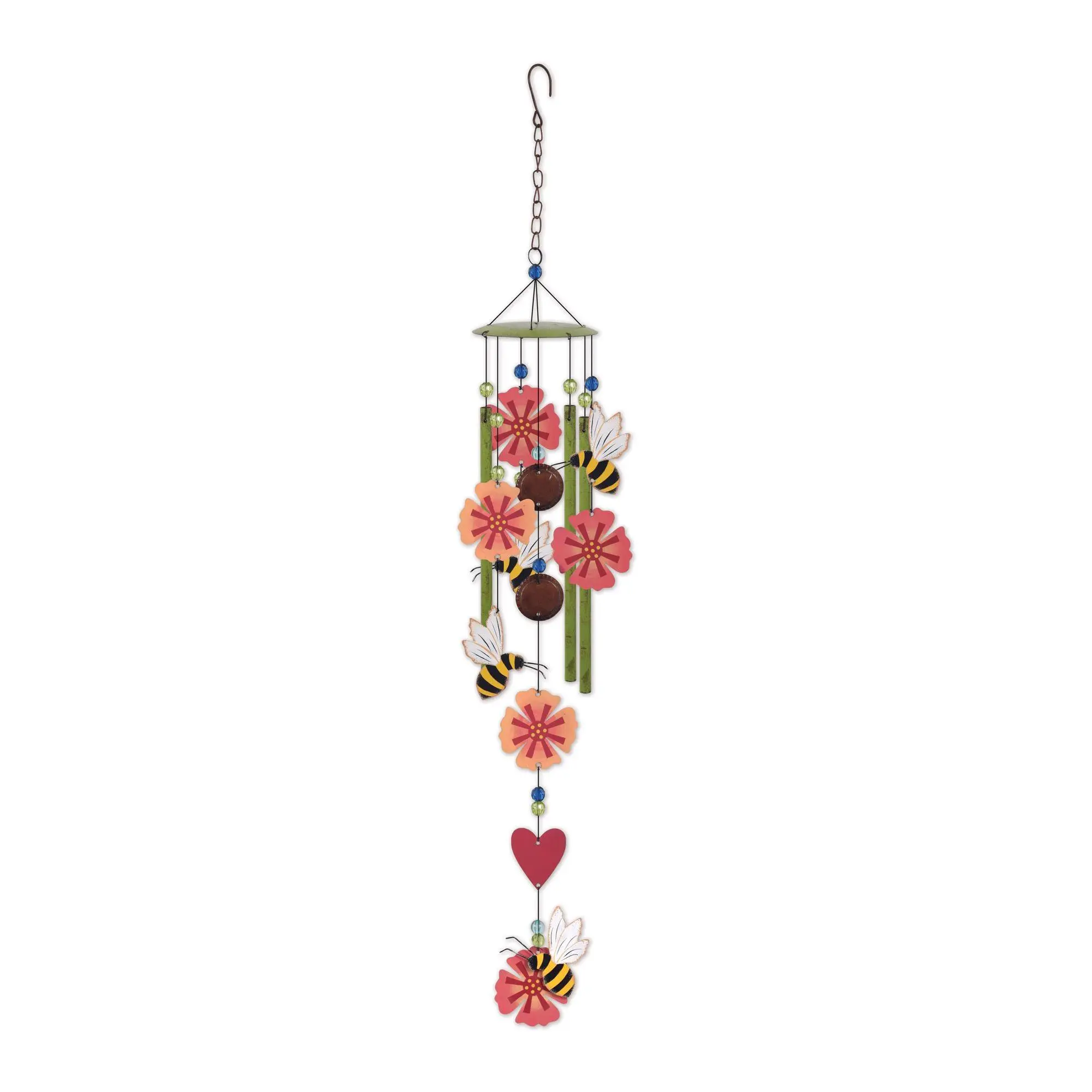 Honeybees & Flowers Wind Chimes
