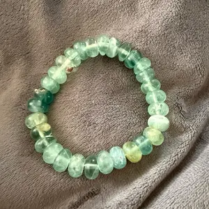 Natural Fluorite Crystal Bracelet