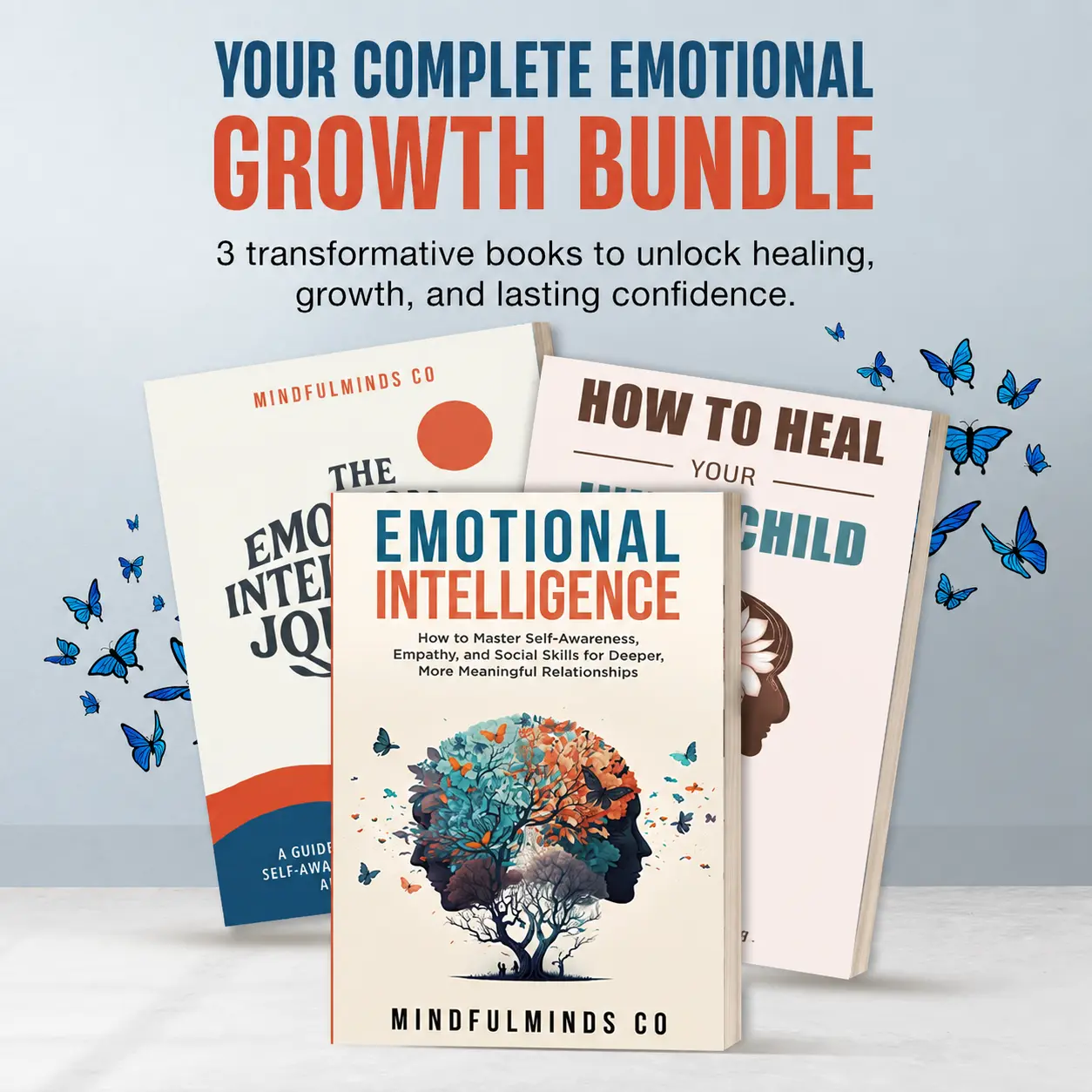 Emotional Intelligence Book + EQ Journal + Inner Child Healing Book