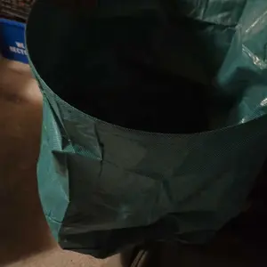 VEVOR 3-Pack 72 Gallon Reusable Yard Waste Bag,  Large Lawn Garden Bags, Heavy Duty Collapsible Garden Leaf Trash Container, Stand-Up Grass Clipping Bin, with Reinforcement Ring and Handles, 26.4x30 in