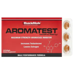 MuscleMeds Aromatest, 500 mg, 30 Softgels