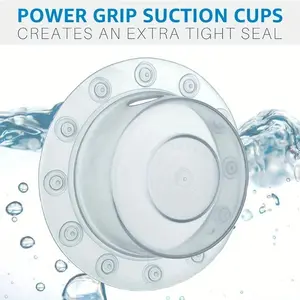 1pc Clear Bottomless Bath Overflow Drain Cover For Tub, Water Stopper Plug, Bath Essentials For Women, Spa & Bath Accessories