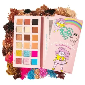 Kimchi Chic Beauty x Ketnipz Rainbow Sharts Eyeshadow Palette - 18 Limited Edition Colors, Beauty Collector's Item Kimchi Chic Beauty x Ketnipz Rainbow Sharts Eyeshadow Palette - 18 Limited Edition Colors, Beauty Collector's Item
