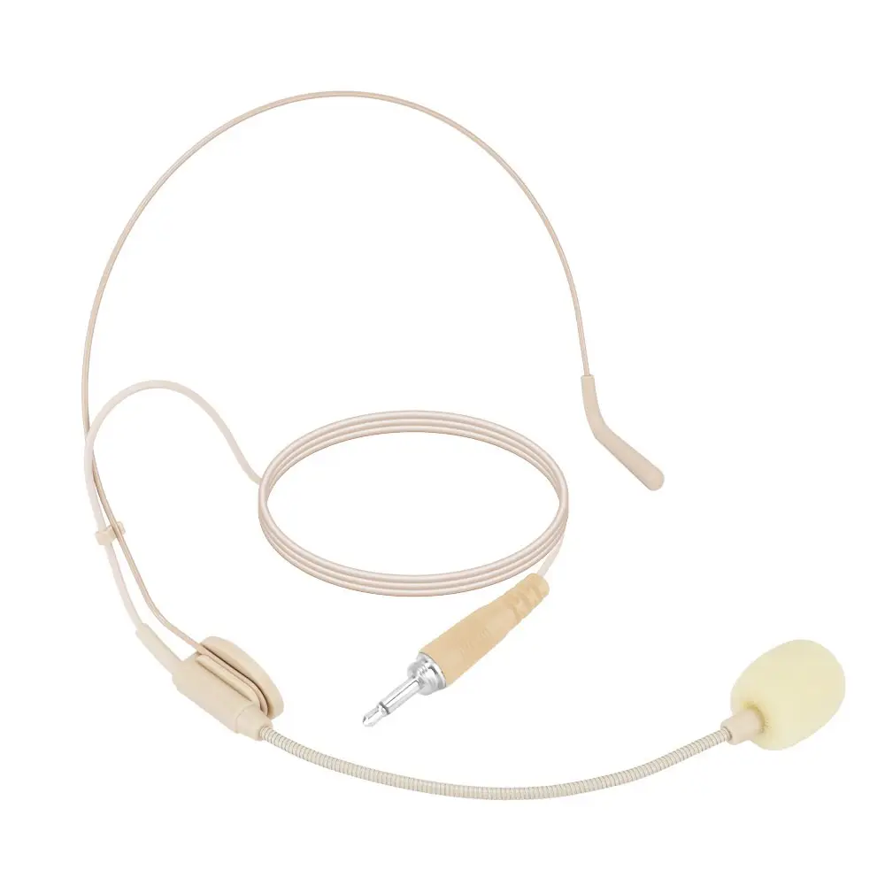 LMBGM H2 Headset Microphone with 3.5mm Connector, Hands-Free Lightweight Headworn Mic for Voice Amplifier, Teachers, Fitness Instructor, Yoga Coach, Tour Guide, Classroom, Presentation and Public Speaking