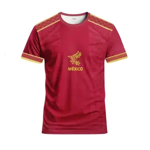 2026 Mexico Soccer Jersey, Breathable Mesh Football Top, All Seasons Casual Style