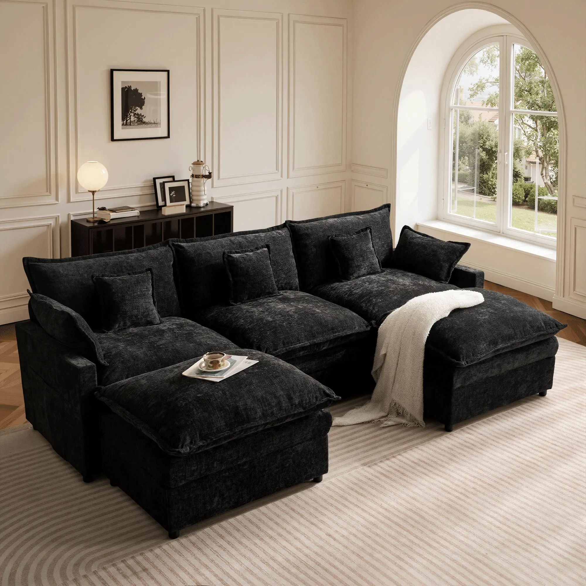 Black Chenille