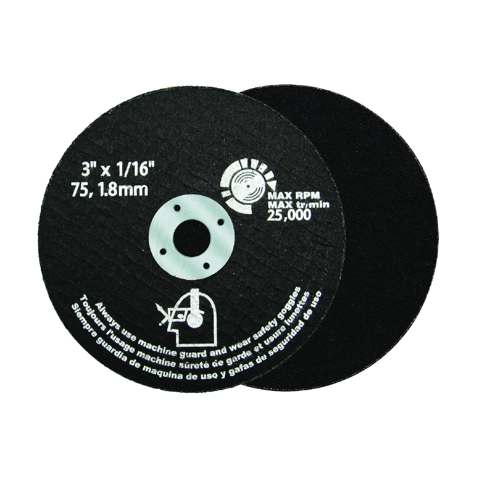 Premium Metal Cutting Wheel 3 Inch x 1/32 Inch x 3/8 Inch - for Cutting Metal, Fiberglass, Plastic & Stainless Steel - Cutting Disc for Angle Grinder