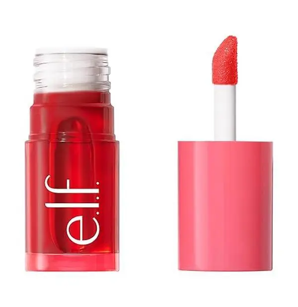 e.l.f. Sheer For It Blush Tint, Multi-Use, Long-Lasting Lip & Cheek Makeup, Creates A Natural Flush Finish, Vegan & Cruelty-Free, Pink Positive