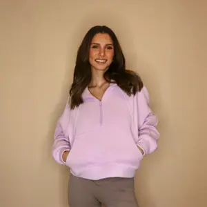 Dove Half Zip Pullover - Lavender