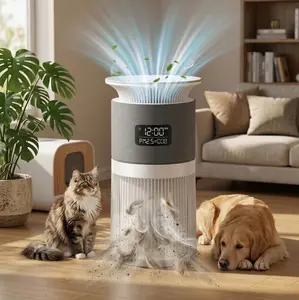 H13 True HEPA Air Purifier for Large Rooms up to 1076 sq. ft., 2-in-1 Pet Air Cleaner with Bonus Cat Scratcher Cover, 22 dB Ultra-Quiet for Sleep, Removes 99.97% of Odors, Dander, and Smoke, ETL/CARB Certified