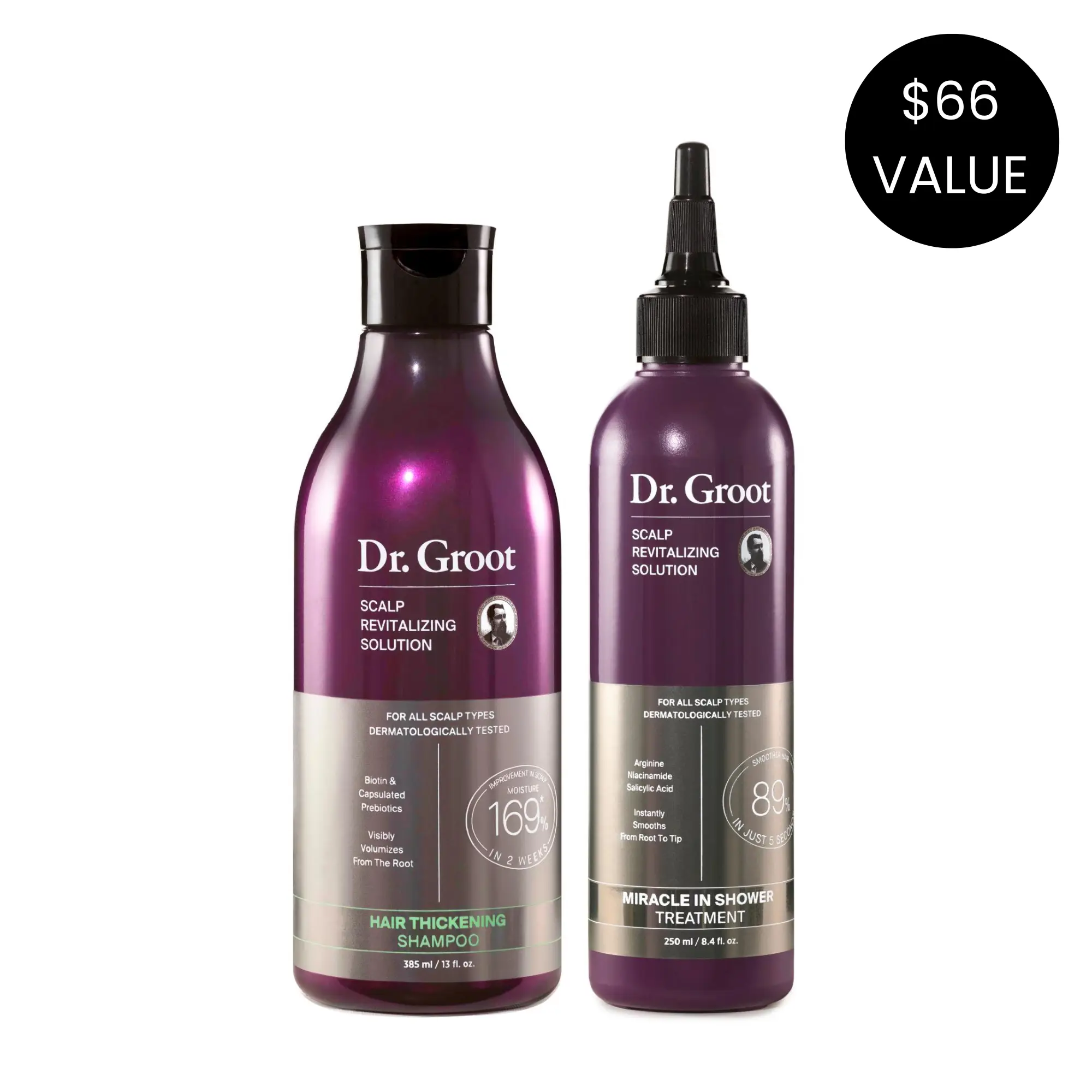 Dr. Groot Hair & Scalp Dynamic Duo Set, Korean Haircare, Hair Thickening, Biotin...