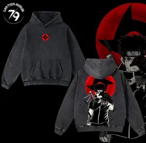 Uchiha Crow Hoodie | Sharingan Ninja Pullover | Darkcore Anime Streetwear | Itachi x Shisui Inspired Fit | Red Moon Genjutsu Grunge Style