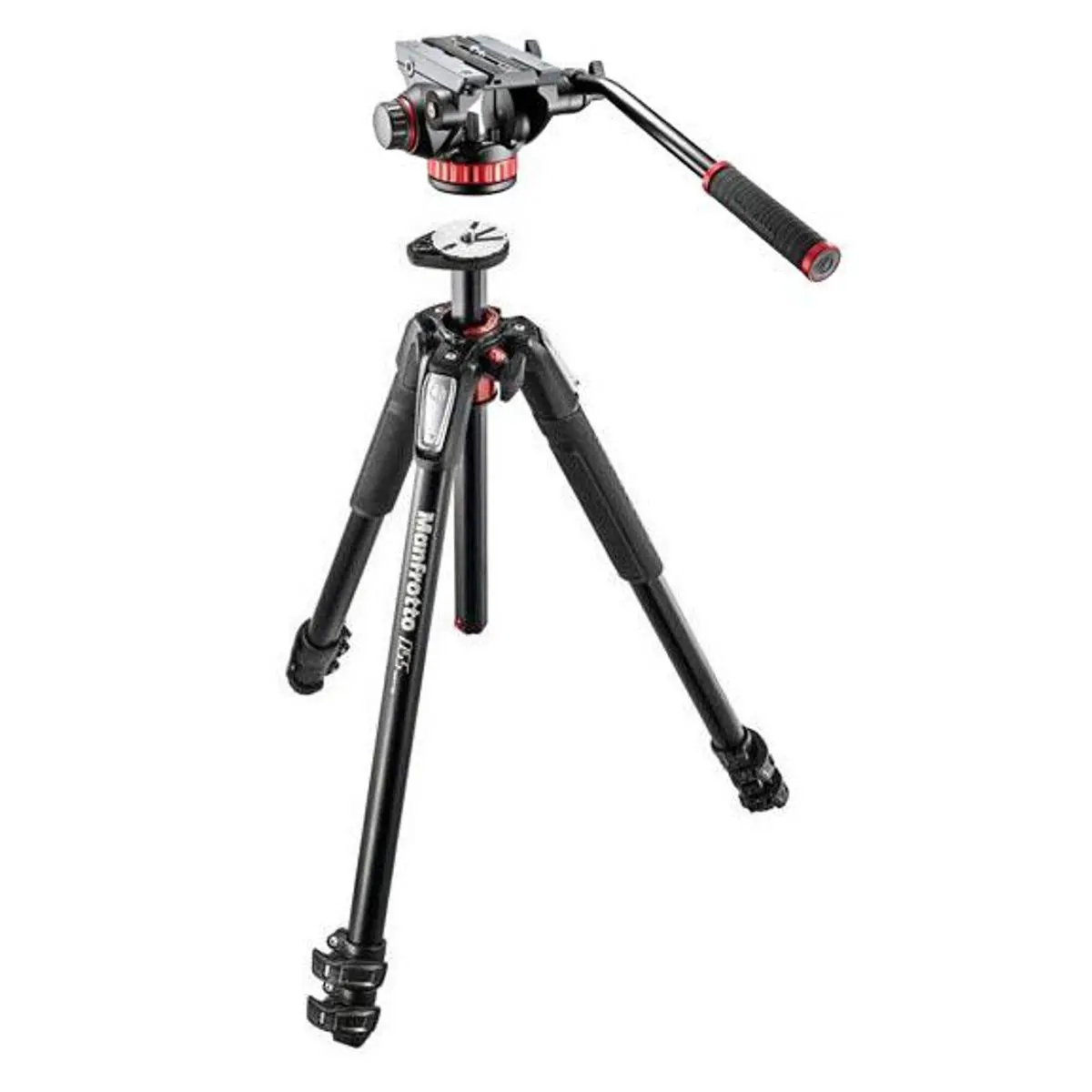 Manfrotto MT055XPRO3 3-Section Aluminum Tripod with MVH502AH Fluid Video Head