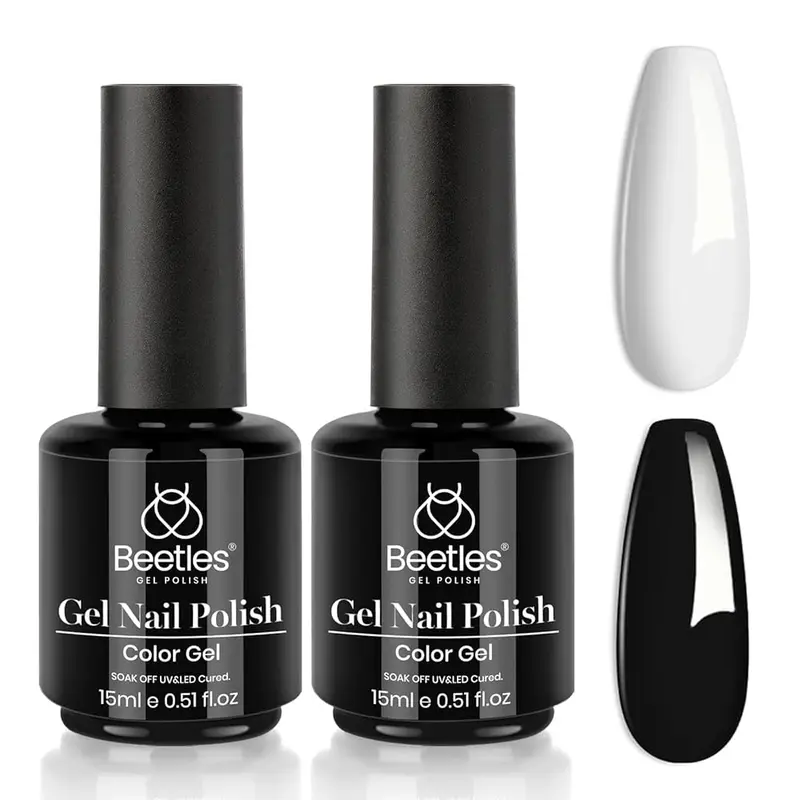 Beetles 1Color Gel Nail Polish,15ml Summer Soak Off UV Gel Polish French Nail Art Manicure Salon DIY Design at Home Gift for Woman Flawless Smooth  #TikTokShopBacktoSchool