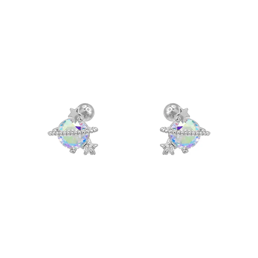 Iridescent Planet Earrings