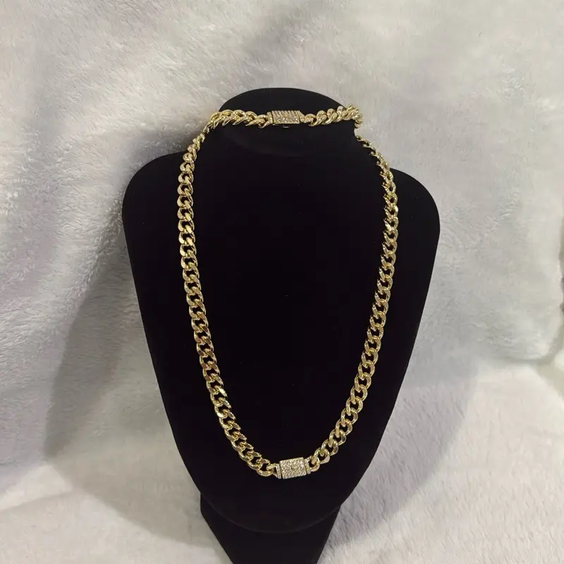 14k Gold-Plated Laminated Jewelry Set