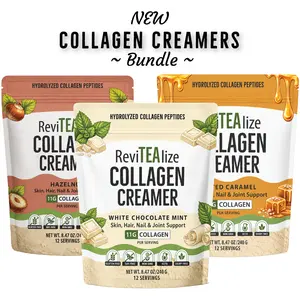 Collagen Creamer for Coffee or Tea - NEW Flavors - Bundle
