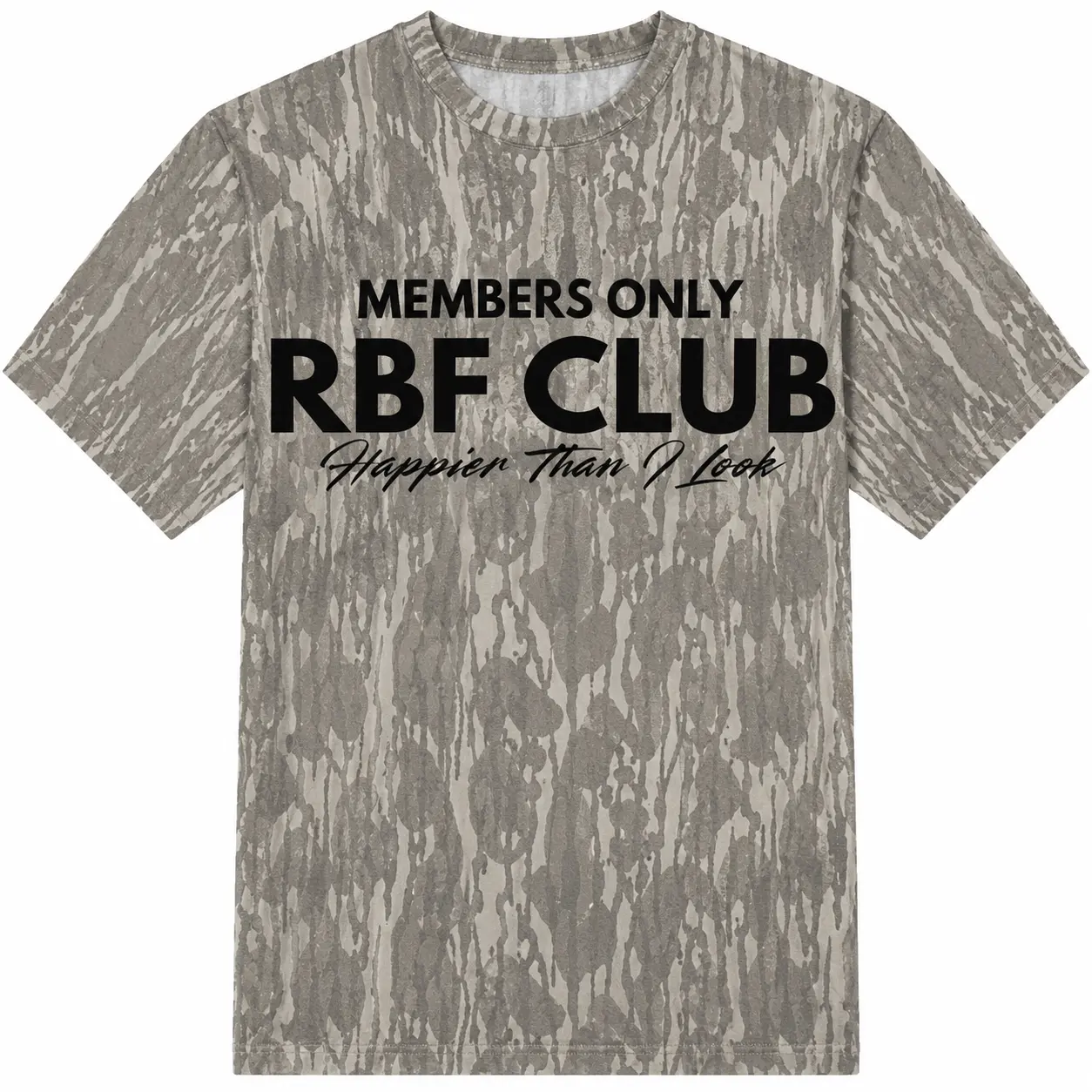 RBF Club T-shirt, Resting Bitch Face Camo Unisex Camo Shirt, Members Only Tee