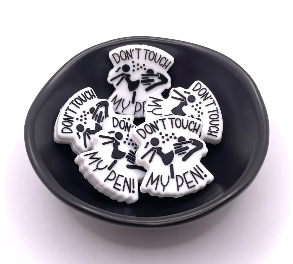 Don’t Touch My Pen Focal Bead