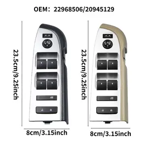 Main Electric Window Switch Driver Side Door Lock Control Rearview Mirror Position Adjustment Fits Chevrolet Silverado Gmc Sierra 2010-2013