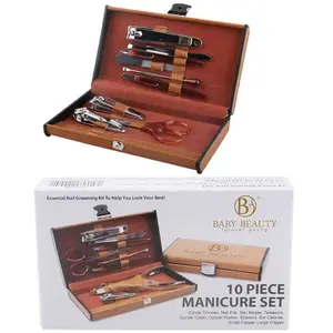 Professional Manicure & Pedicure Set – Nail Care Kit Professional Manicure & Pedicure Set – Nail Care Kit Set for Women/Men w/Leather Zipper Case | Holiday Gift! Travel Grooming Tools Bag