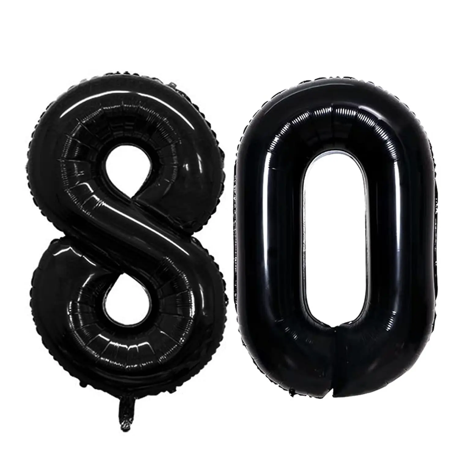 42 Inch Black 80 Number Balloons For 80Th Birthday Party Decorations 80Th Anniversary Party Supplies
