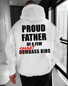 Proud Father Of A Few Smart Kids Hoodie – Funny Dad Humor T Shirt – Sarcastic Father Sweatshirt for Men