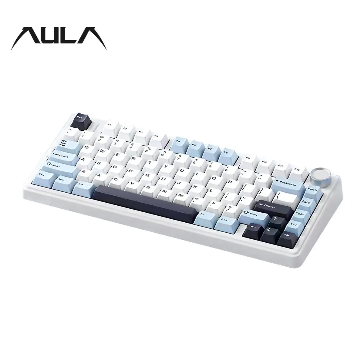 AULA F75 Mechanical Keyboard, 1 Count RGB Backlight Keyboard with Replaceable Axis, Hot-swappable Keyboard for Gaming, Gaming Accessories
