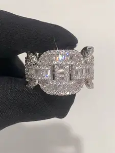 1 PC Pretty Cubic Zirconia For Women Anniversary Ring For Wedding Engagement Party Jewelry Valentine's Day Gift