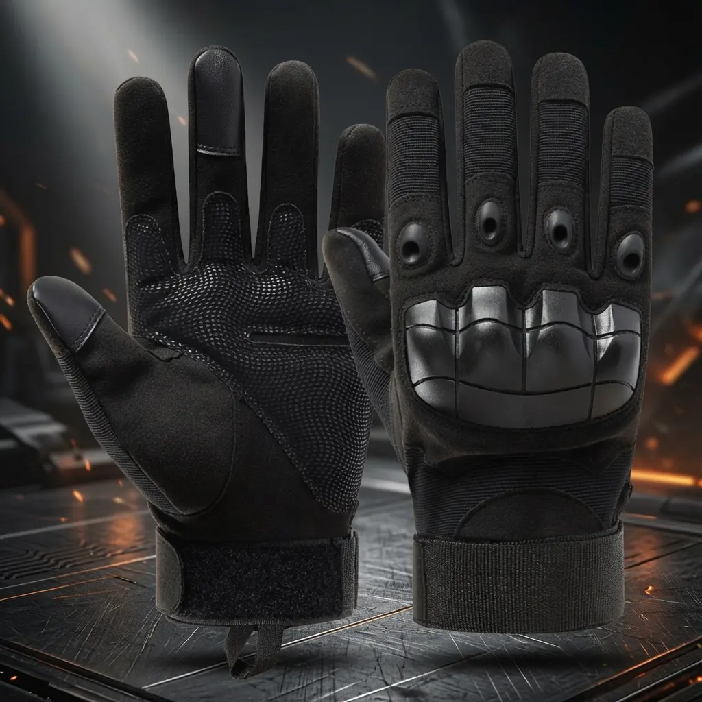 Unisex Adult Full Finger Protective Gloves - Touchscreen, Non-Slip, Breathable, Comfortable, Safety-Enhancing Dirtbike, ATV, Motocross Gloves for Outdoor Sports, Father Gifts, Dirtbike Gloves