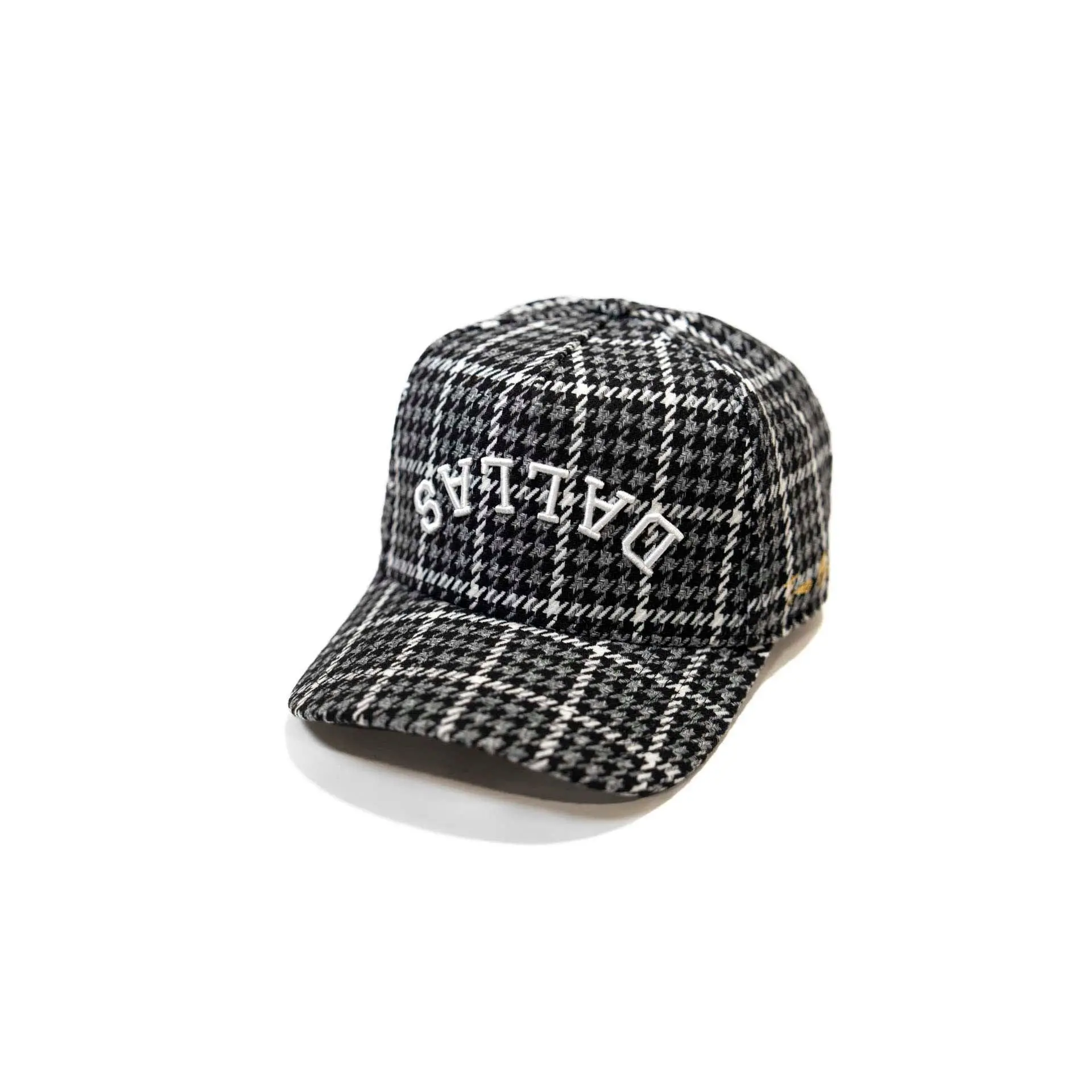 Houndstooth - BLACK / GRAY (white)