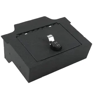 WASAI Center Console Gun Safe Compatible with RAM 1500/2500/3500  LARAMIE/BIGHORN/POWERWAGON 2019-2024, 4 Digit Combination Lock