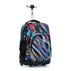 Tilami Rolling Backpack 19 inch Wheeled Boys Girls Travel School Student Trip
