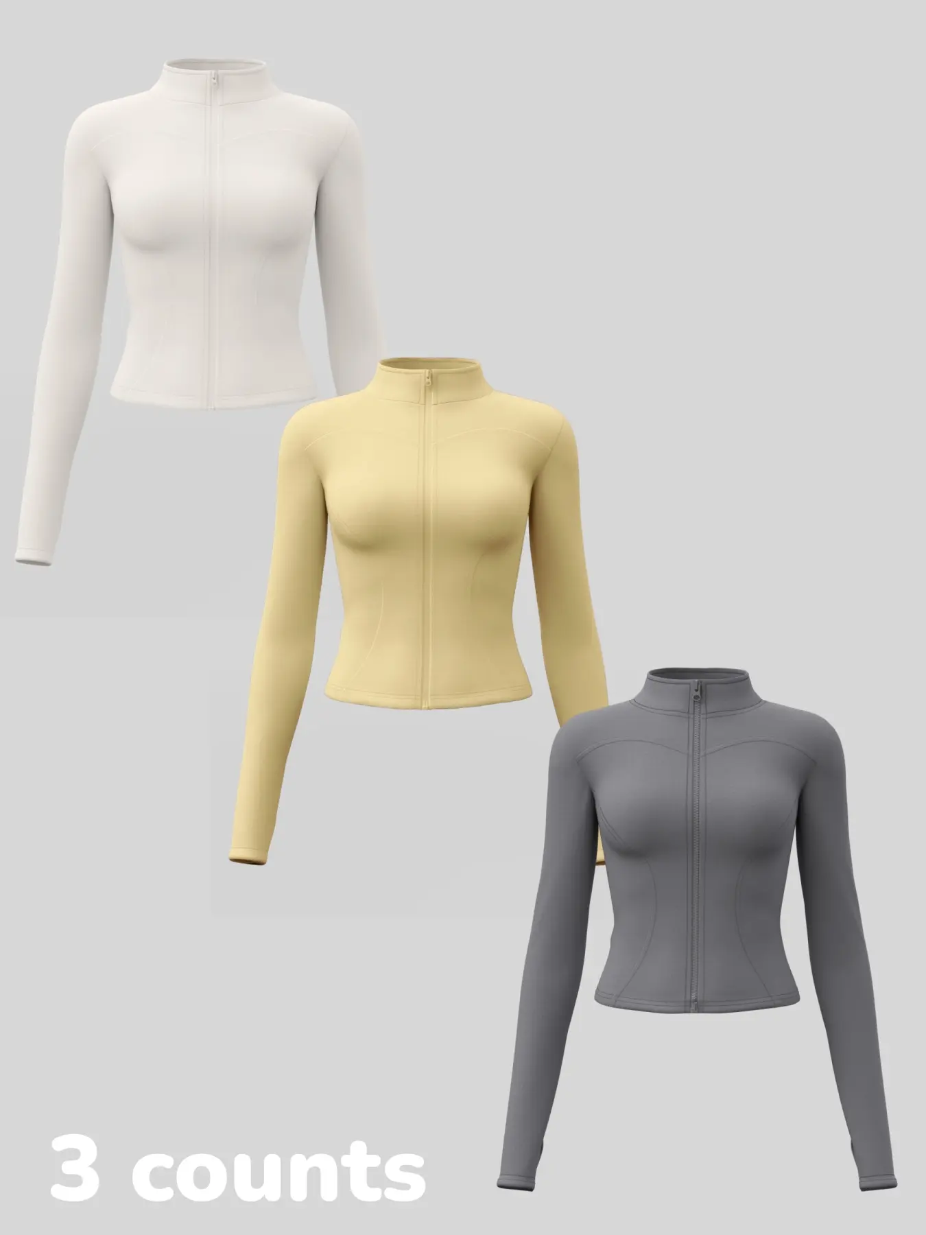 ivory white + yellow + gray