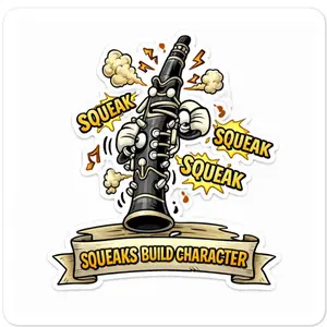 Squeaks Build Character Die-cut stickers
