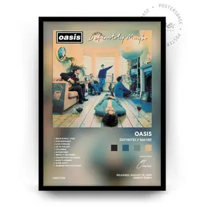DICH - Oasis'DefinitelyMaybe' Poster - Unframed #36
