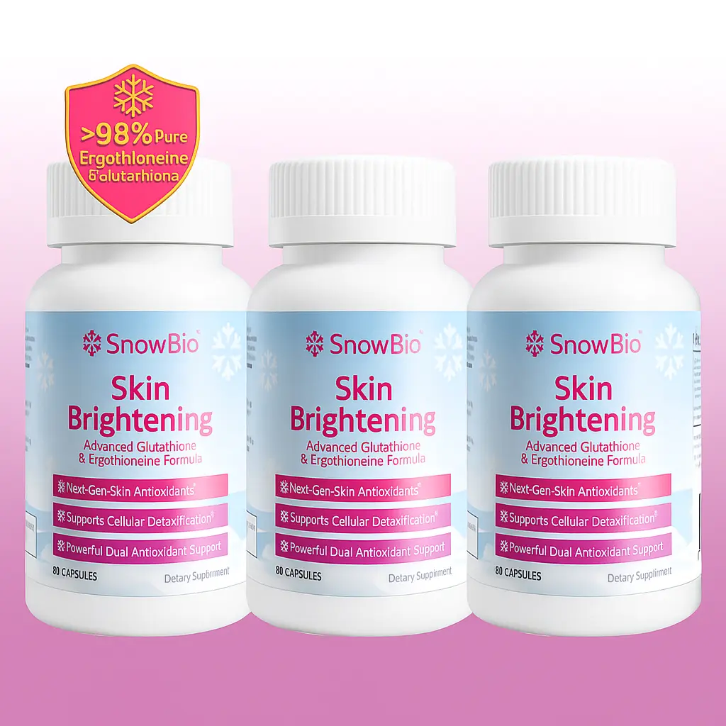 SnowBio Advanced Glutathione, Ergothioneine & Collagen Anti-Aging  Supplement - Skin Brightness, Radiance & Even Tone Support - 60 Capsules,  US Healthcare Beauty Nutrition Formula - TikTok Shop