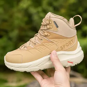 Men's High Top Work Boots Breathable Durable Ankle Boots Worker Closed Footwear Walking Shoes boots for men Workboots