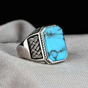 Men's & Heavy-Duty Alloy Square Ring - Modern Statement for Parties, Weddings, Daily Wear - Durable Square, Year-Round Versatile Accessory (No Coating) - Luxury Unisex Ring for Men and