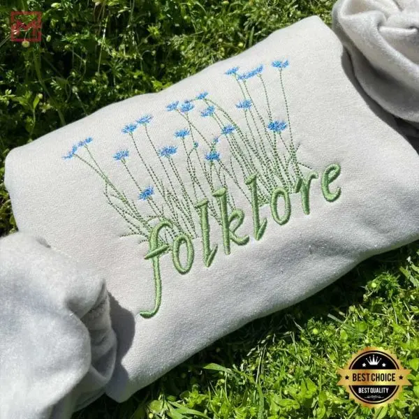 Folklore Wildflower Embroidered TS Sweatshirt