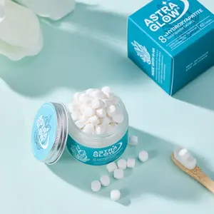 ASTRAGLOW Hydroxyapatite Toothpaste Tablets - Remineralize & Desensitize Eco-Conscious Travel Ready Bad Breath Killer Pura Sonrisa