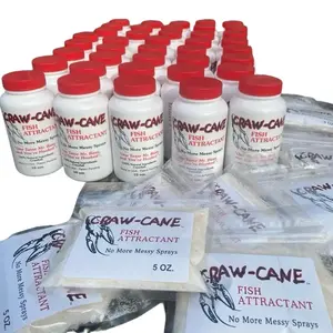 CrawCane Fish Attractant - Original crawfish flavored White Powder for Bass Fishing with Freeze-Dried Crawfish for Enhanced Bites