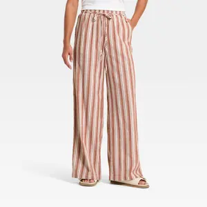 Women's Mid-Rise Wide Leg Palazzo Pants - Universal Thread