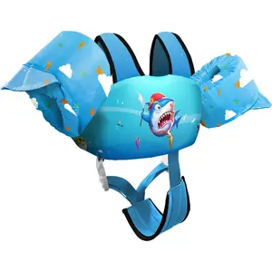 Chriffer Kids Swim Clothes for 22-66 Pounds Boys and Girls, Toddler Floaties with Shoulder Harness Arm Wings for 2,3,4,5,6,7 Years Old Baby